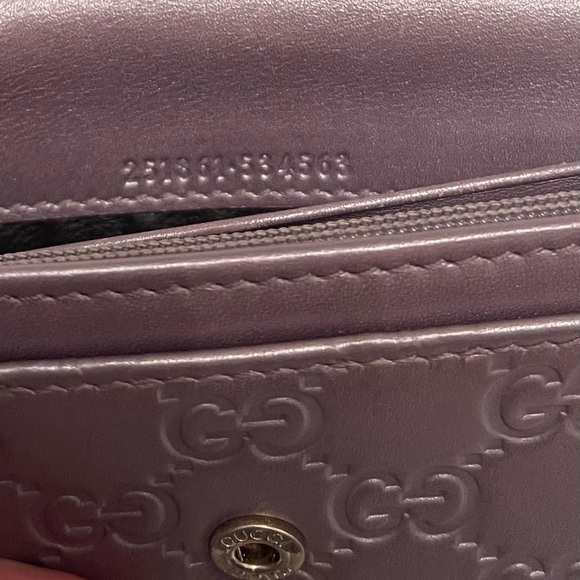 Authentic Gucci Purple Long Wallet with COA - Picture 6 of 9